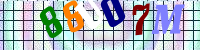 Blue Captcha Image