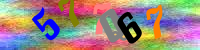 Blue Captcha Image