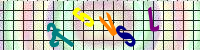 Blue Captcha Image