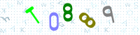 Blue Captcha Image
