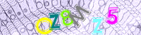 Blue Captcha Image