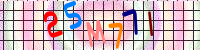 Blue Captcha Image