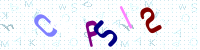 Blue Captcha Image