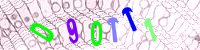 Blue Captcha Image