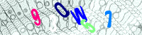 Blue Captcha Image