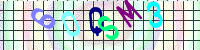 Blue Captcha Image