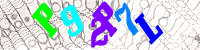 Blue Captcha Image