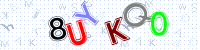 Blue Captcha Image