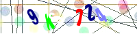 Blue Captcha Image