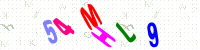 Blue Captcha Image