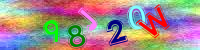 Blue Captcha Image