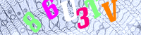 Blue Captcha Image