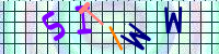 Blue Captcha Image