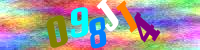 Blue Captcha Image