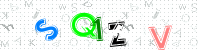 Blue Captcha Image
