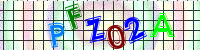 Blue Captcha Image