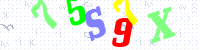 Blue Captcha Image