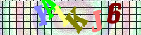 Blue Captcha Image