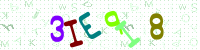 Blue Captcha Image