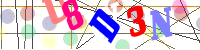 Blue Captcha Image