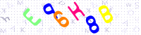 Blue Captcha Image