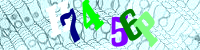 Blue Captcha Image