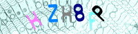 Blue Captcha Image