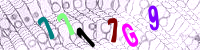 Blue Captcha Image