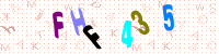 Blue Captcha Image